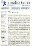 Indian Ocean Newsletter = La Lettre De L Ocean Indien - Engl