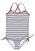 ALove Big Girl's One Piece Swimsuit Swimming Costume Colorful Stripes