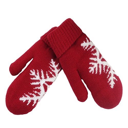 Group Women Lady Winter Warm Christmas Gloves Mittens