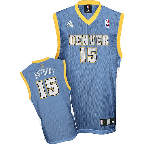 adidas Denver Nuggets Carmelo Anthony Youth (sizes 8-20) Replica Road Jersey