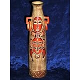 TRIBALSHAMANRITUALMASKARTPRIMITIVEETHNICDECORWARRIORSTEALTHandSHADOWBLESSINGMAGICSPIRITBOTTLEURN,Style2
