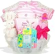 "Some Bunny Loves Me" Personalized Baby Gift Basket by Kara Nessian