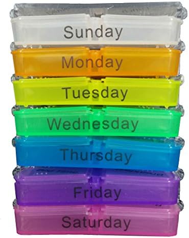 MEDIPAC: 7 Day Medication and Vitamin Organizer, Easy Pop-Up Cover. DON'T WAIT, GET IT NOW!