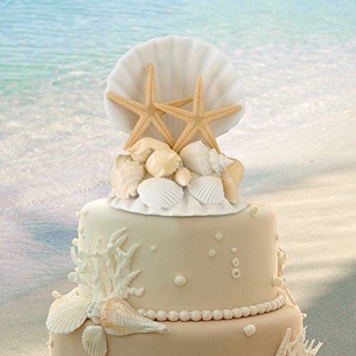 Lillian Rose CT440 Coastal Seashell Cake Top, 5-Inch