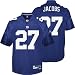 Brandon Jacobs Blue Reebok NFL Premier New York Giants Jersey - XX-Large