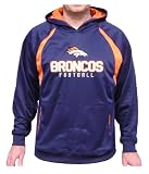 Denver Broncos Pro Set Men's Hoody Sweatshirt by Reebok (Large)