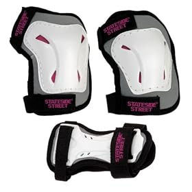Junior Triple Pad Set - Medium (White/Pink)