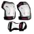 Girls Junior Knee Pads, Elbow Pads & Wrist Guards - Triple Pad Set AC750G - White