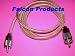 Falcon Products RG-8X Clear Copper Coax Cable 9 Foot With Solder On PL-259 Connectors