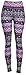 VIV Collection Printed Leggings (Lavender Aztec)
