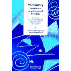 Vocabulary: Description, Acquisition and Pedagogy (Cambridge Language Teaching Library): Description, Acquisition and Pedagogy (Cambridge Language Teaching Library)