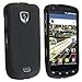 Samsung Droid Charge (SCH-i510) Rubberized Hard Phone Cover Protector Case - Black