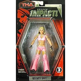  TNA Wrestling Deluxe Impact Series 3 Action Figure Velvet Sky