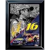 JEBCO Clocks Greg Biffle 11" x 14" Wooden Clock