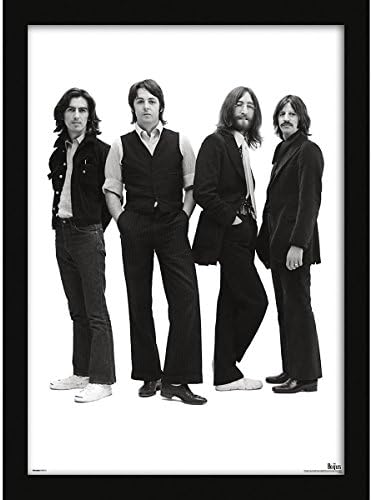 Ace Framing Beatles - Group With Long Hair 24x36 Poster