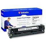 Verbatim HP CB540A Color LaserJet CP1515N, CP1518ni, CP1215, CM1312MFP Replacement Cartridge  (96965) Black