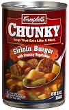Campbell's Chunky Soup, Sirloin Burger w/ ctry Vegetables, 10.75 oz Units, 12 ct (Quantity of 1)