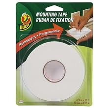 Duck Brand 394666 3/4-Inch-by-15-Feet Double Sided Foam Mounting Tape