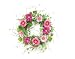 Melrose International Shades of Pink 26-Inch Diameter Gerbera Daisy Wreath with Small White Flower and Ivy Winding Throughout