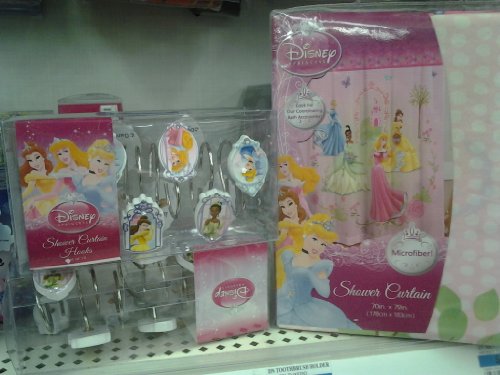 Disney Princess Fabric Shower Kids Girls