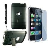 Apple iPod Touch 64GB 3rd Generation Stand Alone Case Plus includes 4-inch eBigvalue Determination Hand Strap + Screen Protector Guard