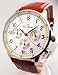MENS LUCIEN PICCARD LEATHER CHRONO WATCH 26957SL