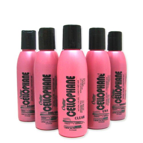 CARELLIUS Cellpphane Natural Colors / Conditioner Hair, Black(Negro)