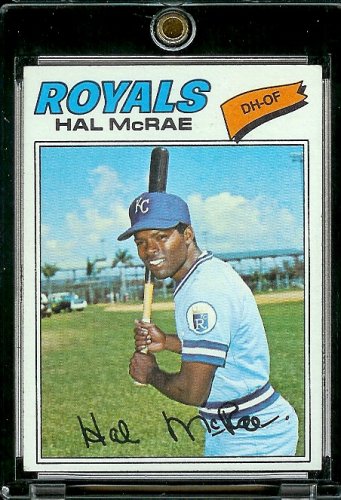 1977 Topps # 340 Hal McRae Kansas City Royals Baseball Card