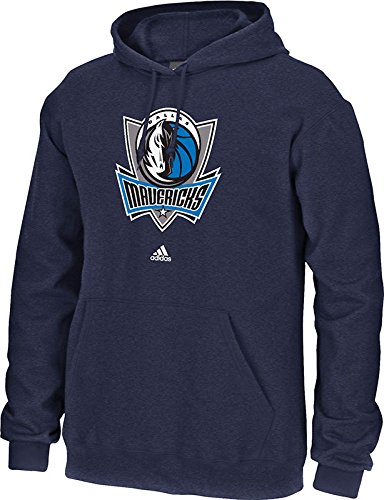 NBA Dallas Mavericks Men's Full Primary Logo Fleece Hoodie, Large, Navy