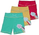 Infant Girls' Bermuda Shorts with Flower Applique