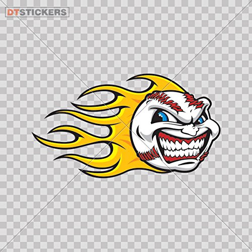 Sticker Baseball Doors Laptop durable Boat quality retro decor wallpaper (30 X 16,5 Inches) Fully Waterproof Printed vinyl sticker