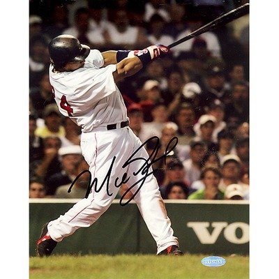 Steiner Sports MLB Manny Ramirez Vertical Home Swing Autographed 8-by-10-Inch Photograph ( In Black)