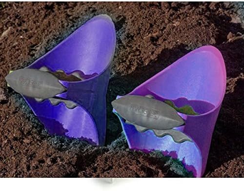 Multipurpose Garden Hand Trowel Reinvented the Ergonomic Pain-Free Shovel Perfect for Gardeners (Purple)