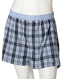 Nautica Men's Comfort Woven Centerboard Plaid Boxer