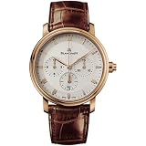 Blancpain Villeret Single Pusher Chronograph Rose Gold Mens Watch 6185-3642-55B by Blancpain
