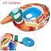 Toddler Handrails Leg Holes Decor Orange Blue Duck Boat