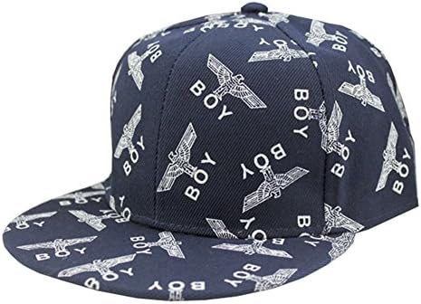 Caflin Mens Casual 6 Panel Mid Profile Harajuku Adjustable Hat Baseball Cap Navy