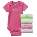 Gerber 5pk Short Sleeve Onesies - Pink