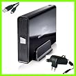 Boitier Externe USB 3 / USB 3.0 et USB 2.0 pour Disque dur SATA 3.5" compatible Seven / 7 / Vista / XP / 2000