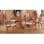 7pc "coronado" Double Pedestal Table, Side/arm Chairs