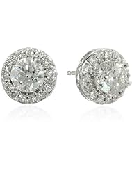 14k White Gold 1 1/2cttw Diamond Stud Earrings (H-I Color, SI2 Clarity)
