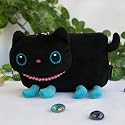 [Black Kitty] Medium Plush Gadget Cosmetic Bag / Camera bag / Hand Purse Wallet (6.1*3.5*1.5)