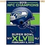 Seattle Seahawks NFC Champions Super Bowl XLVIII 48 Flag Or Banner