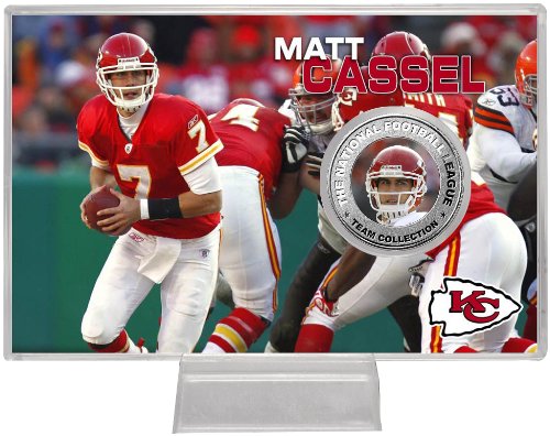 Highland Mint NFL Kansas City Chiefs Matt Cassell Silver Coin Card