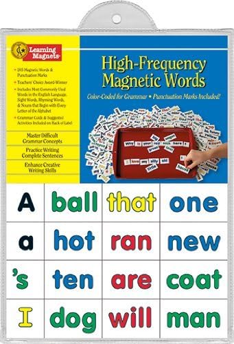 Barker Creek and Lasting Lessons BCP2600 High Frequency Words Learning Magnets 205Pk by Barker Creek &amp; Lasting Lessons