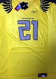 LaMichael James Autographed Nike Oregon Ducks Yellow Jersey PSA/DNA RookieGraph