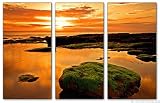 Leinwandbilder Jack Dyrell BEST SUNSET, 120cm x 80cm, 3 Teile