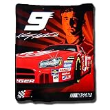 Kasey Khane Royal Plusch Full Throttle Raschel 50x60 Throw Blanket - NASCAR NASCAR Sports Fan Shop