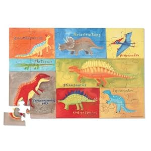 Dinosaurs Floor Puzzle With Case by Crocodile Creek