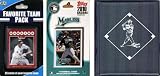 MLB Florida Marlins Licensed 2010 Topps Team Set and Favorite Player Trading Cards Plus Storage Album